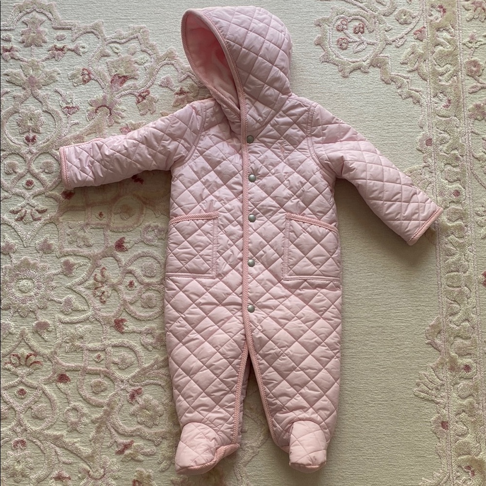 Ralph Lauren Baby Girl Snowsuit, size 9 months, NWOT